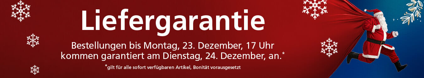 Liefergarantie bis Weihnachten